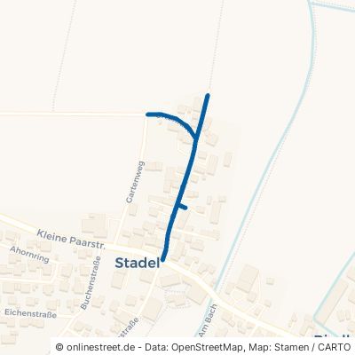 Ortsstraße Holzheim Stadel 