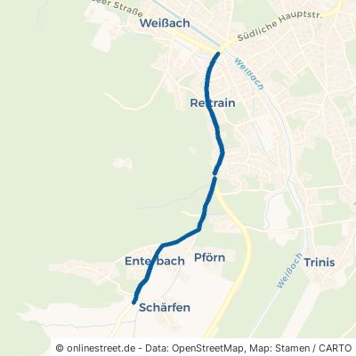 Tegernseer Straße Kreuth Reitrain 