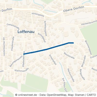 Schwarzwaldstraße Loffenau 