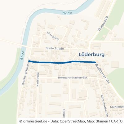 Lange Straße Staßfurt Löderburg 