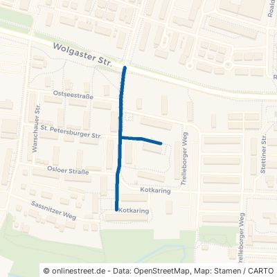 Straße des Friedens 17493 Greifswald Ostseeviertel 