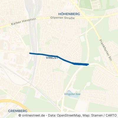 Ostheimer Straße Köln Vingst 