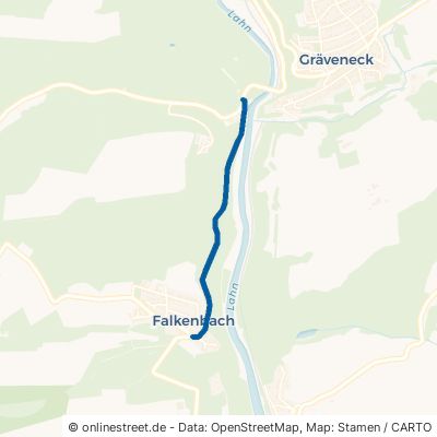 Grävenecker Straße Villmar Falkenbach 