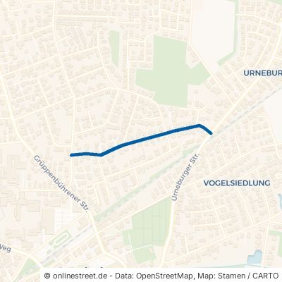 Schlattenweg Ganderkesee Urneburg 
