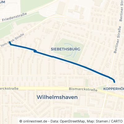 Edo-Wiemken-Straße Wilhelmshaven Siebethsburg 
