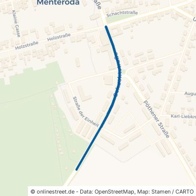 Mühlhäuser Straße 99996 Menteroda 