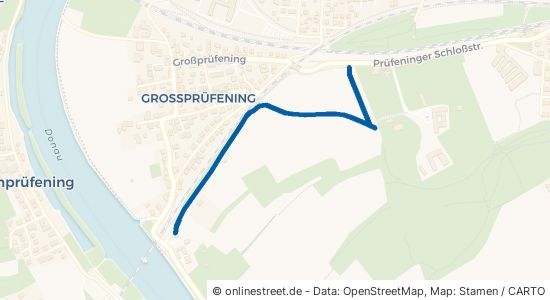 Sinzinger Weg Regensburg Großprüfening-Dechbetten-Königswiesen 