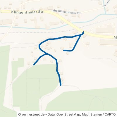 Erlbacher Straße Klingenthal Zwota 
