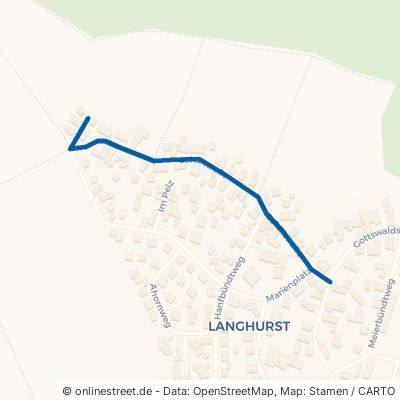 Schulstraße Schutterwald Langhurst 