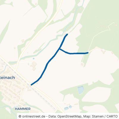 Waldstraße Weidenberg Untersteinach 