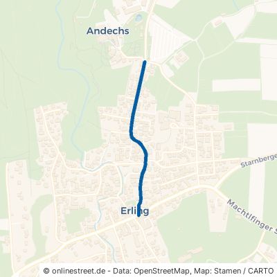 Andechser Straße Andechs Erling 