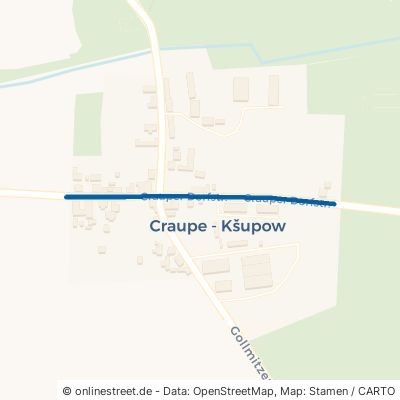 Crauper Dorfstraße Calau Craupe 