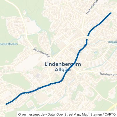 Hauptstraße Lindenberg im Allgäu 