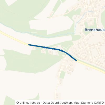 Bundesstraße Höxter Brenkhausen 