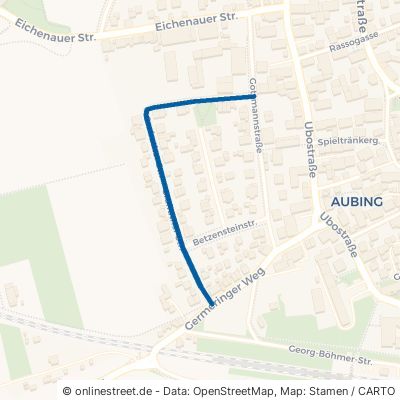 Grafrather Straße München Aubing-Lochhausen-Langwied 