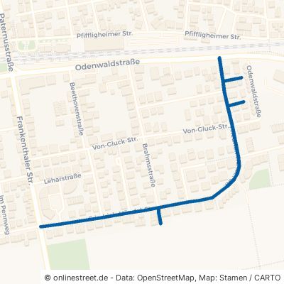 Friedrich-Händel-Straße Worms Pfeddersheim 
