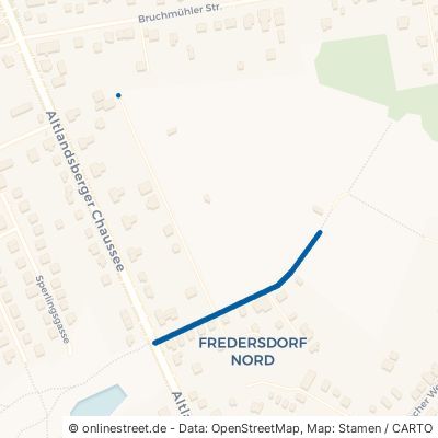 Feldweg Fredersdorf-Vogelsdorf Fredersdorf-Nord 