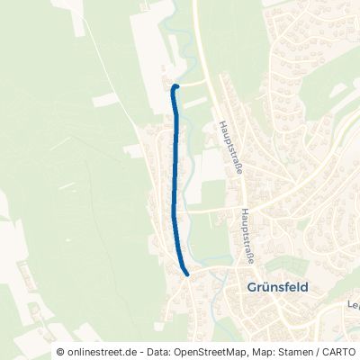Grünbachstraße Grünsfeld 