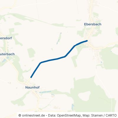 Naunhofer Straße Ebersbach Böhla-Bahnhof 