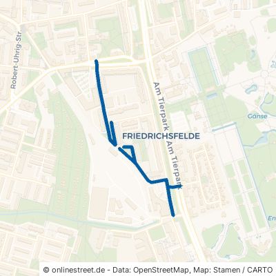 Franz-Mett-Straße Berlin Friedrichsfelde 