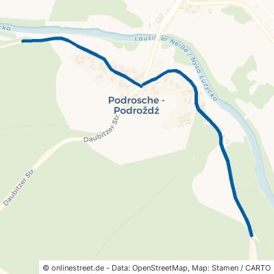 Priebuser Straße Krauschwitz Podrosche 