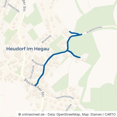Mühlebergstraße Eigeltingen Heudorf 