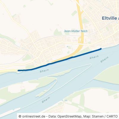 Leinpfad Eltville am Rhein Erbach 