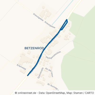 Roßbacher Straße Eiterfeld Betzenrod 