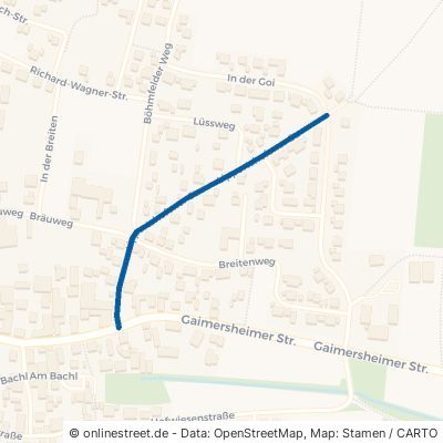 Lippertshofener Straße Eitensheim 