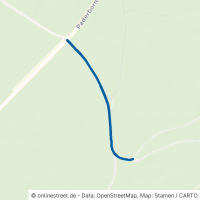 Glashüttenweg Detmold Hahnberg 