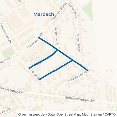 Bergener Straße Erfurt Marbach 