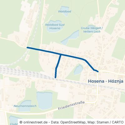 Goethestraße Senftenberg Hosena 