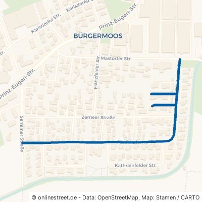 Fünfkirchener Straße Tettnang Bürgermoos 