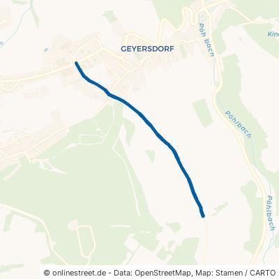 Alte Königswalder Straße Annaberg-Buchholz Geyersdorf 