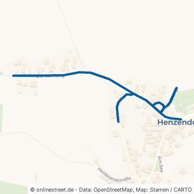 Zur Siedlung Neuzelle Henzendorf 