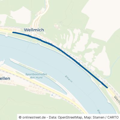 Rheinuferstraße Sankt Goarshausen Wellmich 