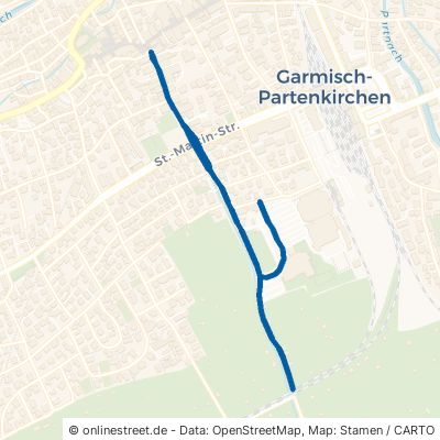 Klammstraße Garmisch-Partenkirchen Garmisch 