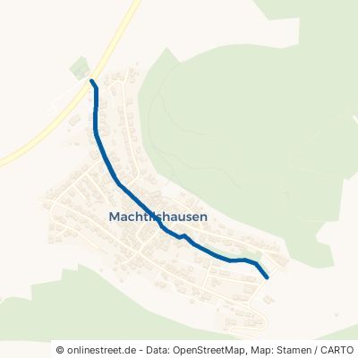 Kapellenstraße Elfershausen Machtilshausen 