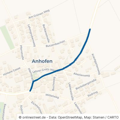 Landrat-Dirr-Straße Bibertal Anhofen 