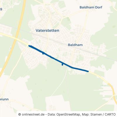 Wasserburger Landstraße Vaterstetten Kolonie Baldham 