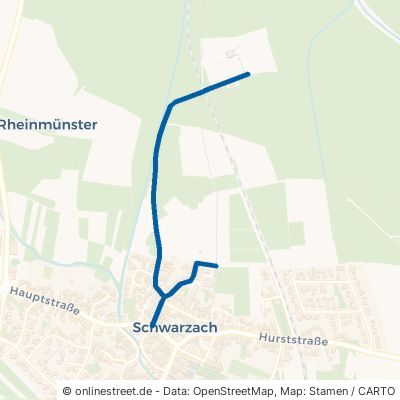 Sportplatzstraße Rheinmünster Schwarzach 