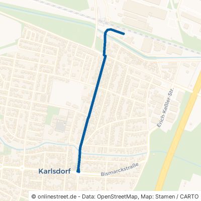Bahnhofstraße Karlsdorf-Neuthard Karlsdorf 
