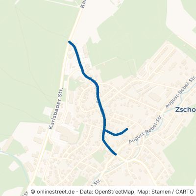 Schneeberger Straße Zschorlau 