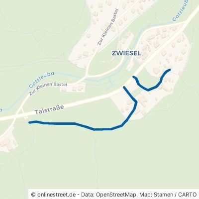 Steigerweg Bad Gottleuba-Berggießhübel Zwiesel 