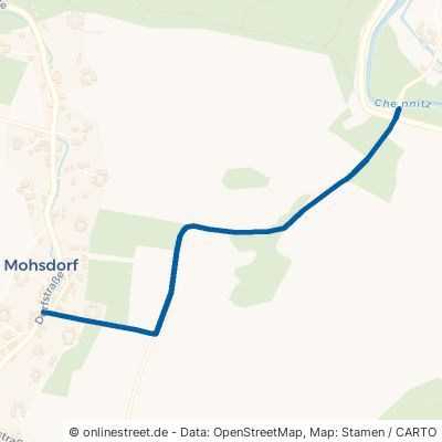 Diethensdorfer Straße Burgstädt Mohsdorf 