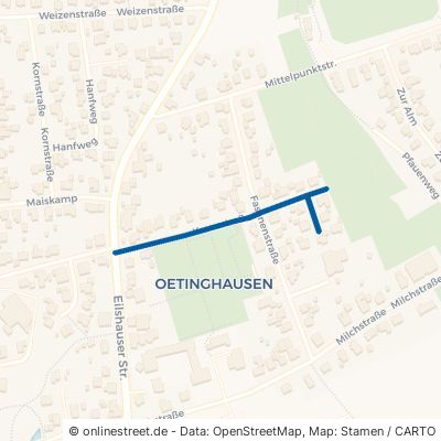 Kreuzstraße Hiddenhausen Oetinghausen 