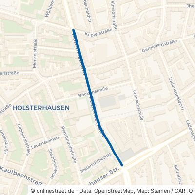 Rubensstraße Essen Holsterhausen 