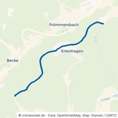Wasserwerkstraße Gummersbach Erlenhagen 