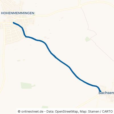 Sachsenhauser Straße Giengen an der Brenz Hohenmemmingen 