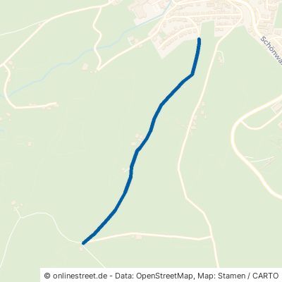 Höflebergweg Schonach im Schwarzwald 